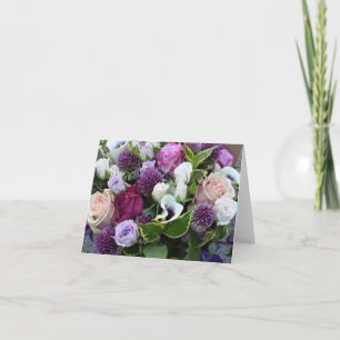 Floral Design Note Card