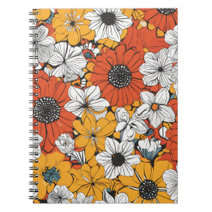Floral Design Notebook – Vibrant and Stylish 