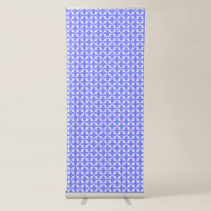 Floral Design Pattern Retractable Banner
