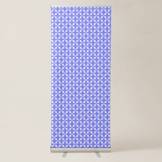 Floral Design Pattern Retractable Banner (Front)