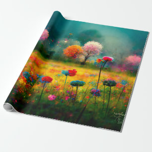 Floral design  pattern Wrapping Paper