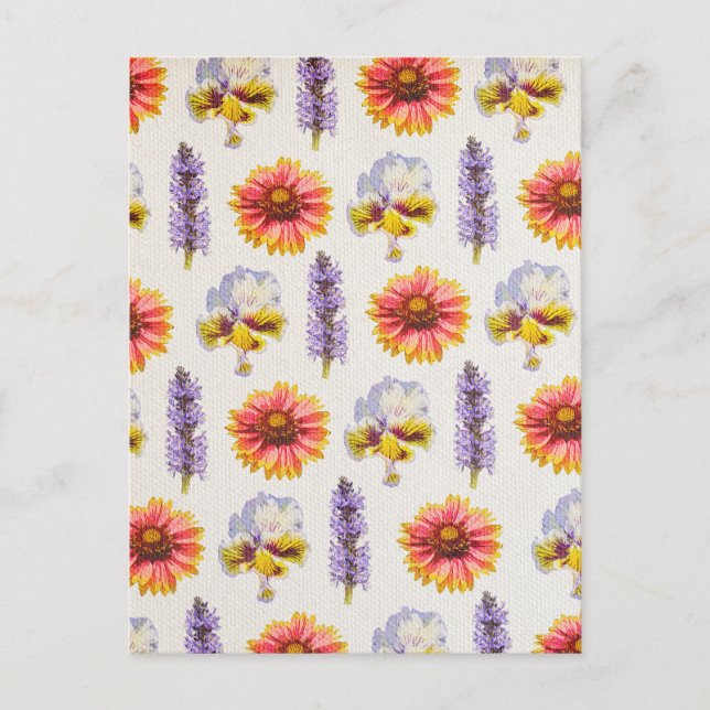 Floral Design Postcard (Front)