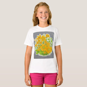 Floral design print  T-Shirt