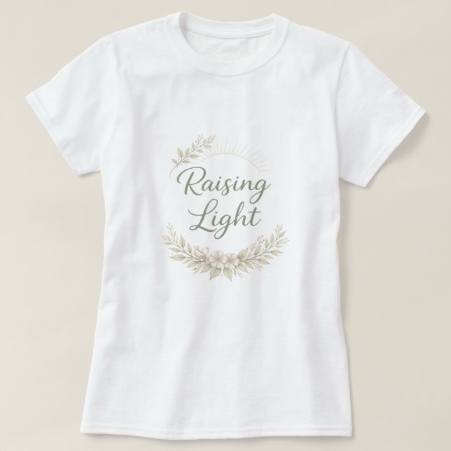 Floral design quotes AI art  T-Shirt (Design Front)