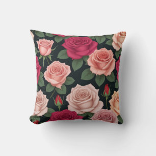 Floral Design Roses Simple Beautiful Cushion