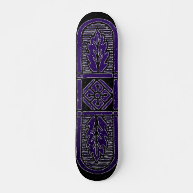 Floral Design Skateboard (Front)