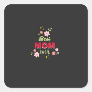 Floral design  square sticker