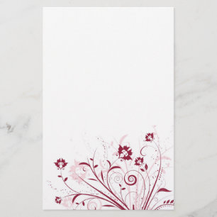 Floral Design Stationery