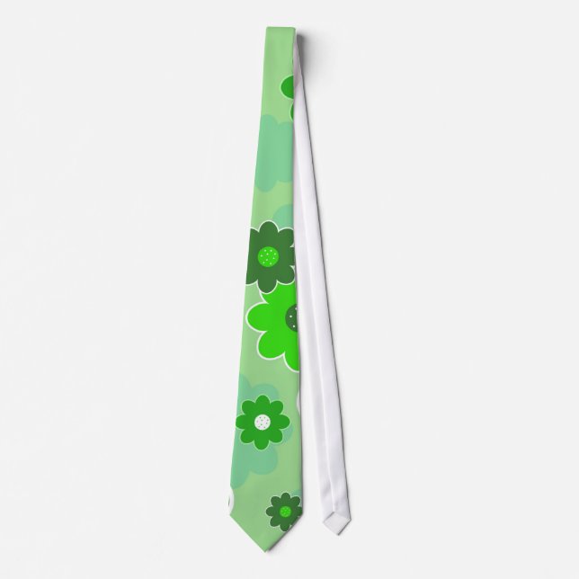 Floral Design Tie (Front)