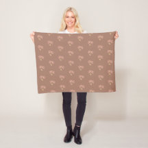 Floral design with Mocha Mousse background