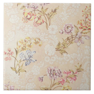 Floral design with peonies, lilies and roses for S Tile