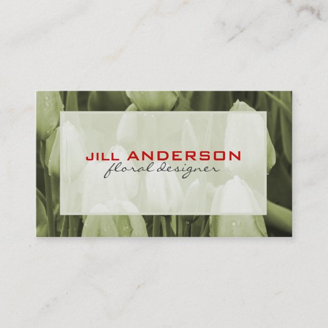 Floral Designers Business Cards (Front)
