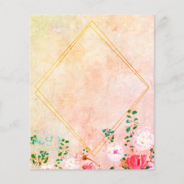 Floral diamond frame (Front)