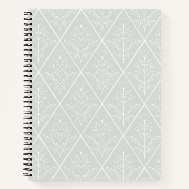 Floral Diamond Notebook (Front)