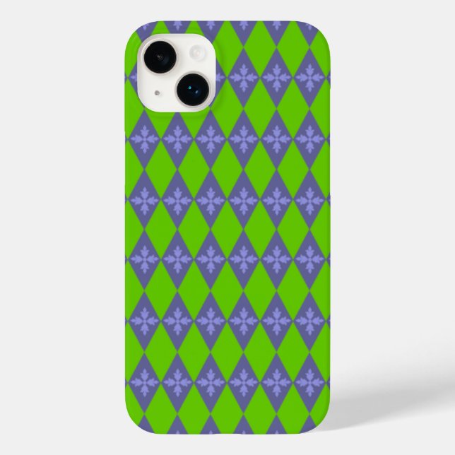 Floral Diamonds Case-Mate iPhone Case (Back)