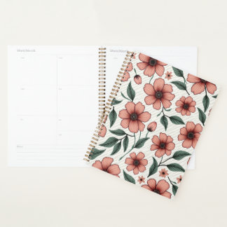 Floral Diary Planner