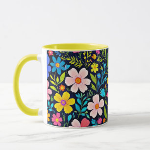 Floral Digital Painting Flowers Pattern-38875 Mug