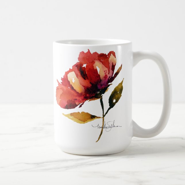 Floral Dish Collection Coffee Mug (Right)
