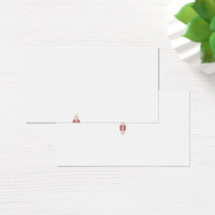 Floral Display Cards Custom Logo Profile Tags