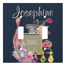 Floral Diva Custom Name Perfume Bottles