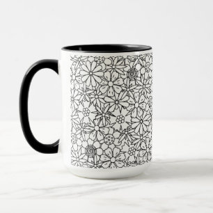 Floral Doodle Mug