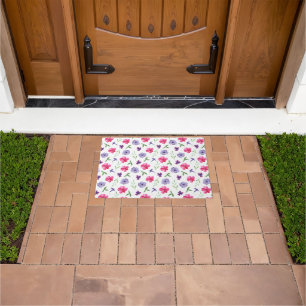 FLORAL DOORMAT