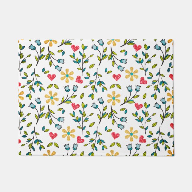 Floral   doormat (Front)