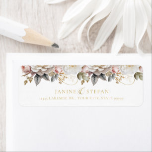 Floral Drama Wedding White ID1022