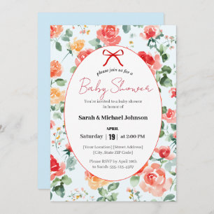 Floral Dream Baby Shower Invitation