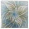 Floral Dream Pattern Abstract Blue Khaki Fractal