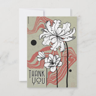 Floral Dream Thank you card