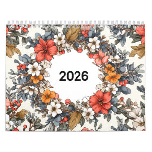 🌸📅 Floral Dreams 2026 🌿✨ Calendar