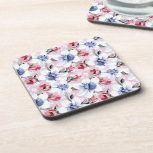 Floral Dreams No. 2 at Susiejayne Beverage Coaster