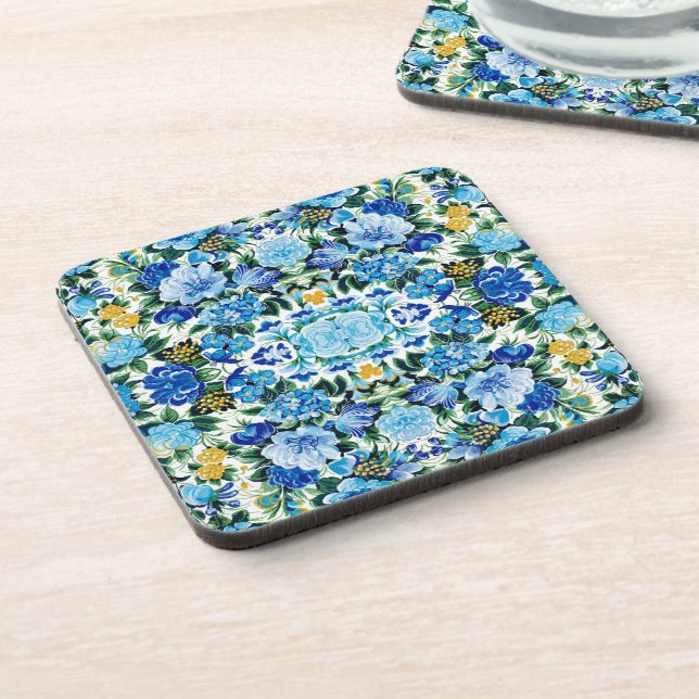 Floral Dreams No. 5 at Susiejayne Beverage Coaster (Left Side)