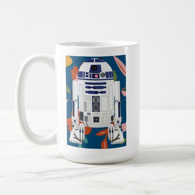 Floral Droid Coffee Mug (Left)