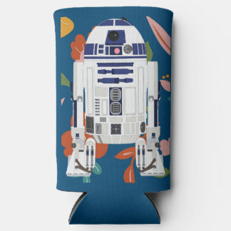 Floral Droid Seltzer Can Cooler