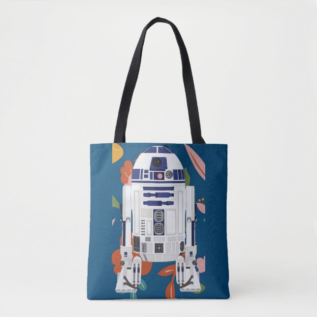 Floral Droid Tote (Front)