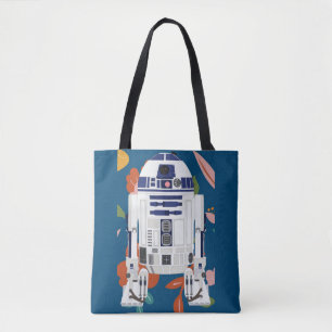 Floral Droid Tote Bag