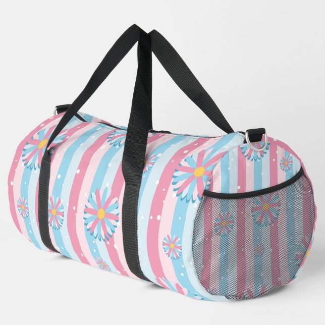 Floral Duffle Bag (Right Corner)