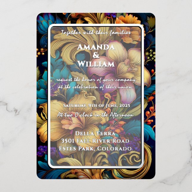 Floral Dutch Painting 17th 18th cent.  Wedding (Front)