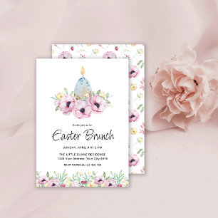 Floral Easter Brunch Invitation