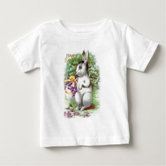 Floral Easter Bunny Baby T-Shirt