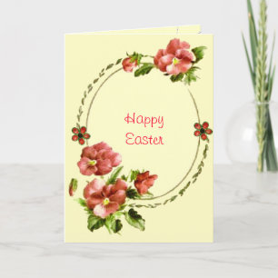 Floral Easter Card
