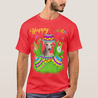 Floral Easter Egg Lover Funny Italian Greyhound Do T-Shirt