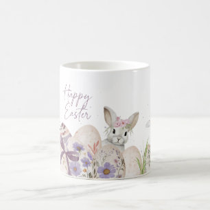 Floral Easter Eggs Happy Easter Mug