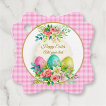 Floral Easter Eggs & Spring Roses Personalised