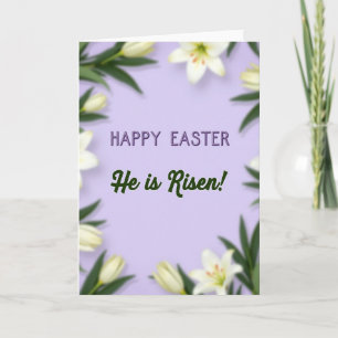 Floral Easter Message Card