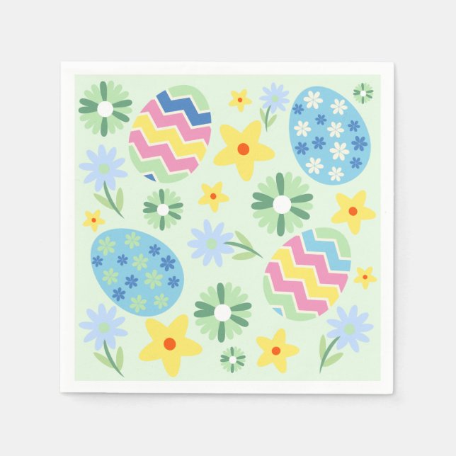 Floral Easter  Napkin (Front)