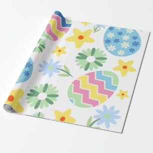 Floral Easter  Wrapping Paper