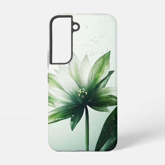 Floral Echoes Samsung Galaxy S22 Case (Back)